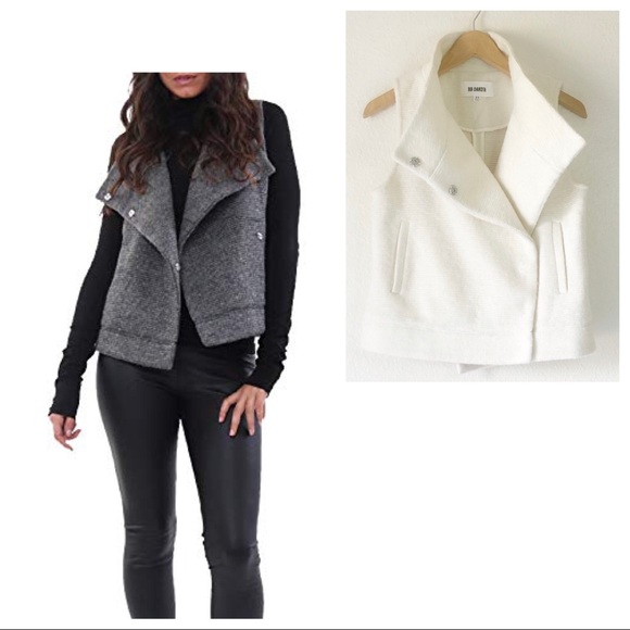 BB Dakota Jackets & Blazers - 4/$20🛍BB DAKOTA CREAM ELMS BRUSHED SNAP VEST